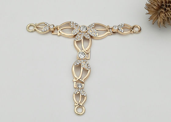 China Women Shoe Accessories Chains 98*82MM Easy To Assemble Corrosion Resistant supplier