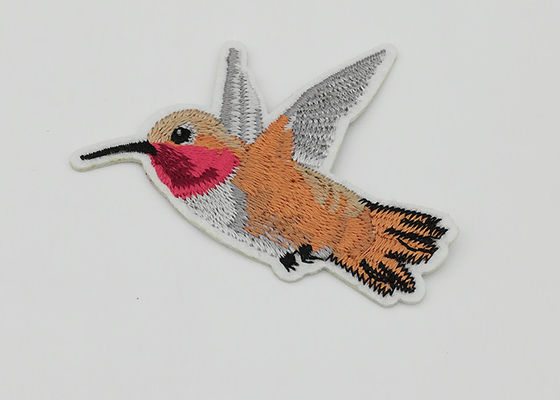 China Bird Sew On Patches For Clothes , Beautiful Iron On Appliques Customized Color supplier