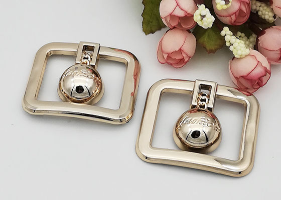 China Rectangle Fashion Resistant Ladies Shoe Buckles Replacement OEM Accepeted supplier