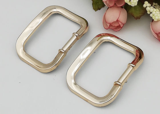 China 60*45mm Size Simple Square Replacement Dance Shoe Buckles For Ladies Shoe supplier