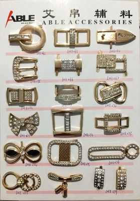 China Silver Gun Black Gold Small Square Round Zinc Alloy Buckle DIY Accessory Sewing supplier