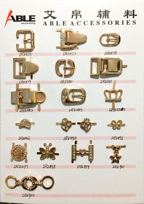 China Custom-made zinc alloy shoes accessories plastic metal shoe buckles for lady shoes for women supplier