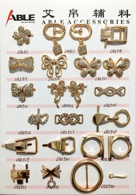 China Shoe buckle shoes decorations zinc alloy sandal buckle and bags supplier