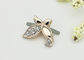 Girls Shoe Shoe Buckle Clips Plastic Material With Shinny Rhinestone Delicated supplier