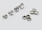 Fashionable Metal Shoelace Eyelets , 40mm Metal Eyelets Two Parts Small Cute supplier