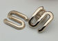 S Letter Plastic Shoe Buckles , Small Shoe Buckles For Gifts Ladies Shoe supplier