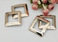 Mini Size Simple Square Replacement Dance Shoe Buckles For Shoe Accessory supplier