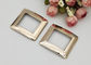 Mini Size Simple Square Replacement Dance Shoe Buckles For Shoe Accessory supplier