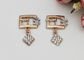 Gold Plating Metal Shoe Buckles Clasp Buckle For Fashion Shoe Accessories supplier